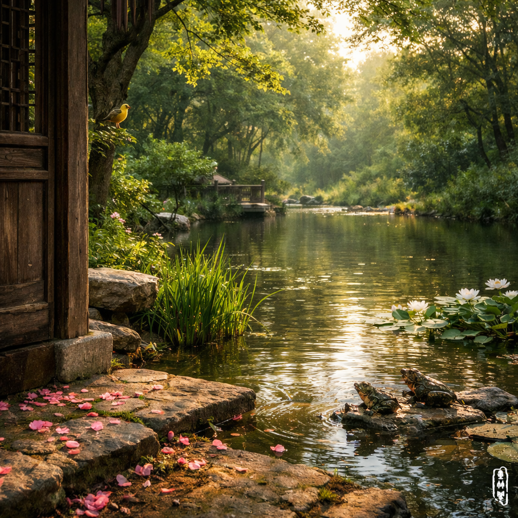 苔阶听雨蛙声满 诗境论心暮色深 | 拾古（二）